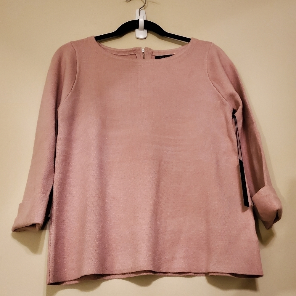 TAHARI Sweater 3/4 Sleeves Top